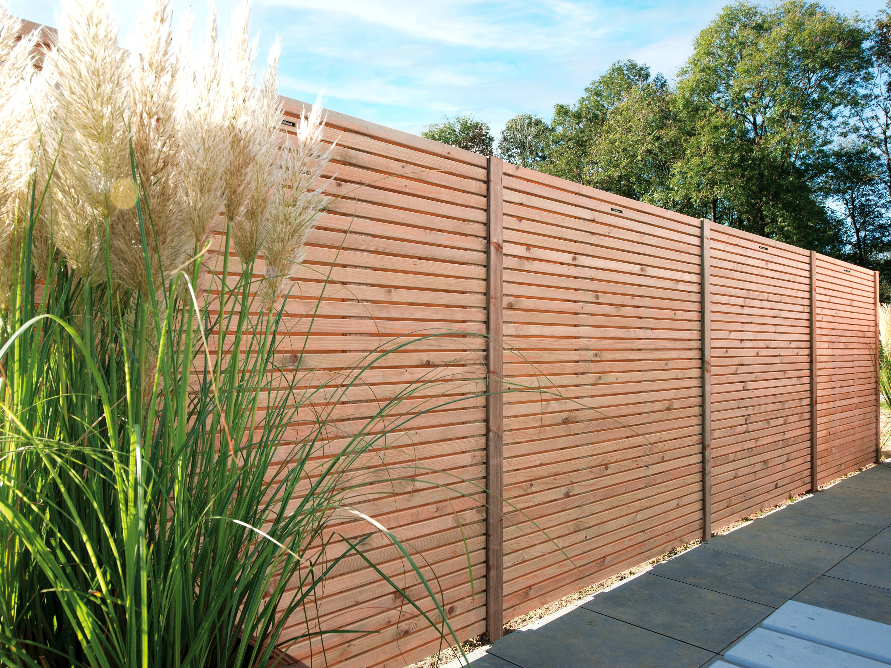 Schutting Douglas Rhombus Dubbelzijdig 180 x 180 cm - Afbeelding 2